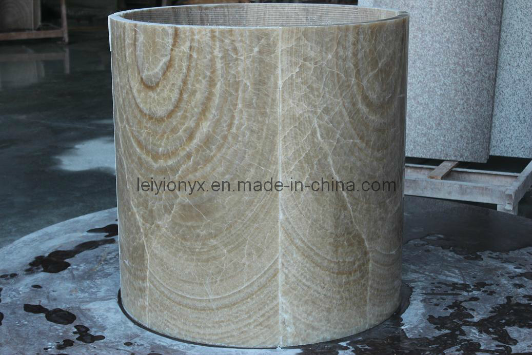 Onyx Stone Carving & Sculpture for Marble Column