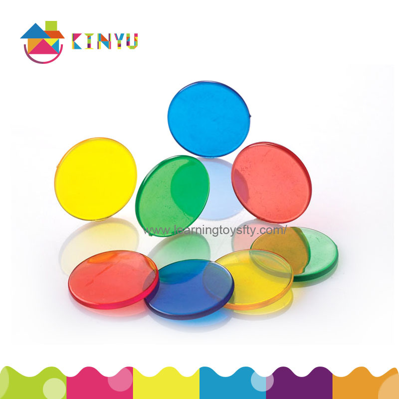 Plastic Counting Chips Toy for Kindergarten Students (K025)