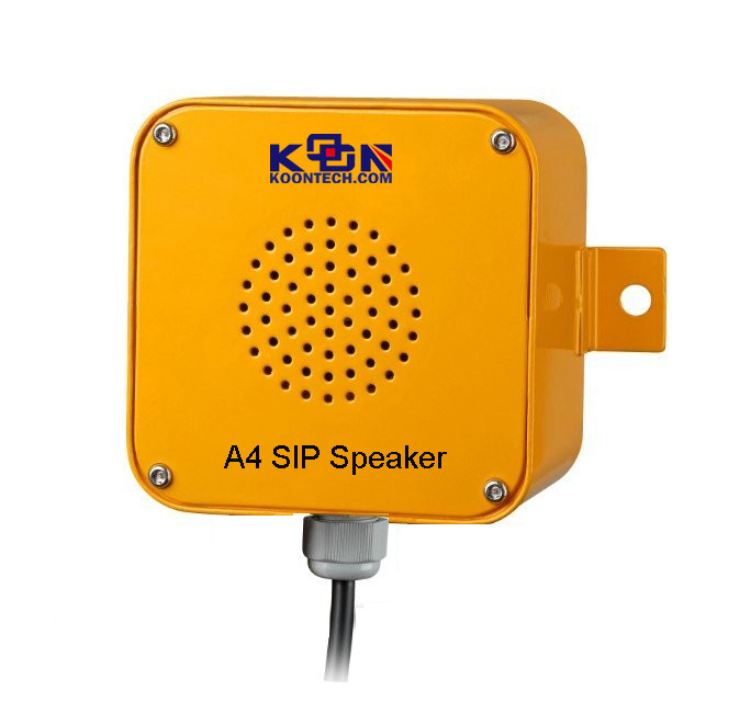 Yellow Color SIP Speaker