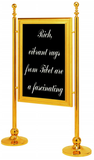 Upright Display Sign Stand for Public Place Notice (ZP-24)