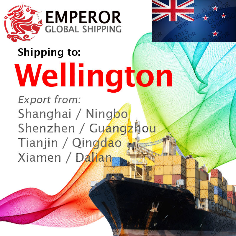 Sea Freight Shipping From China to Wellington, New Zealand