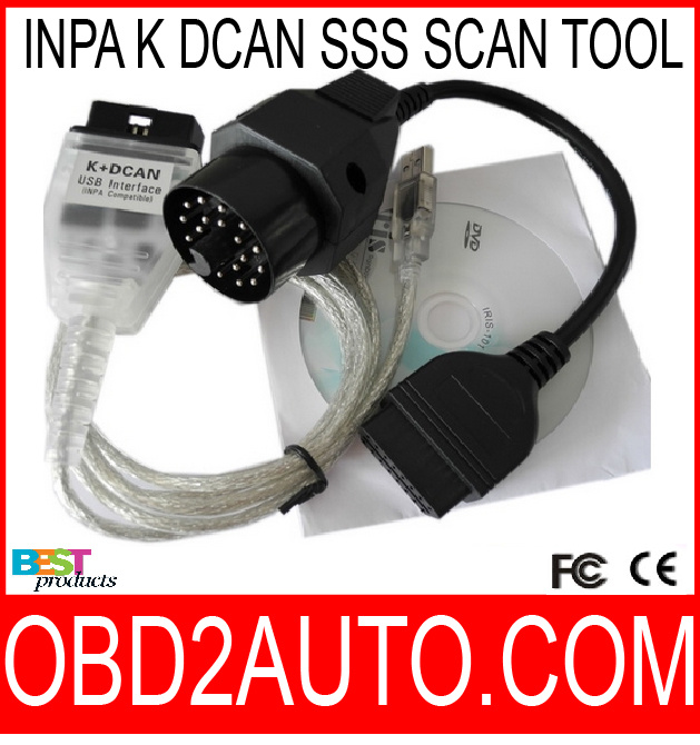 Inpa K Dcan Ediabas SSS Ncs OBD2 USB Interface Rheingold Software for BMW