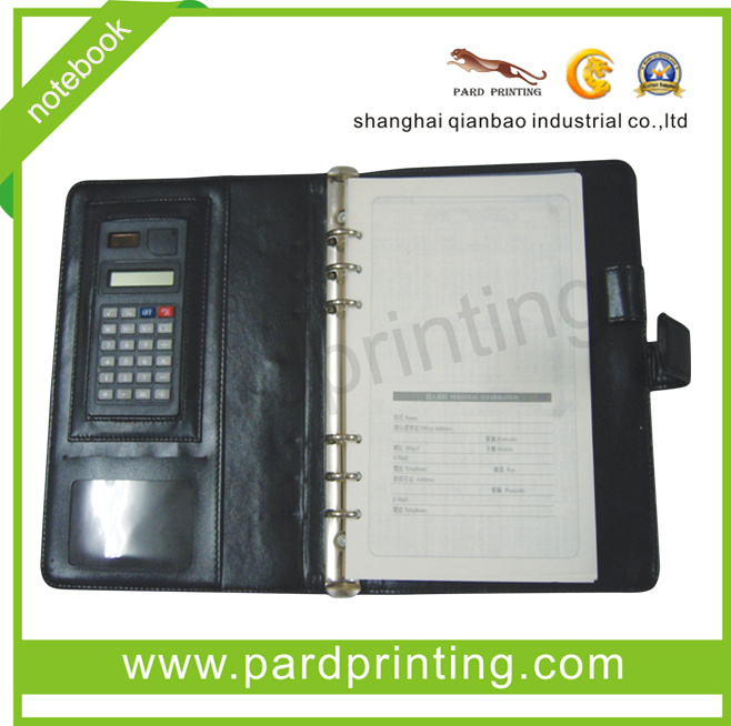 A4 PU Leather Business Notebook with Calculator (QBN-14135)