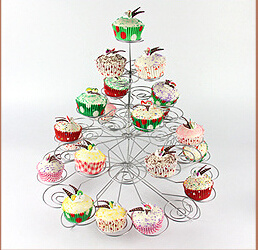 41PCS Cupcake Stand, 5 Tier Cake Stand