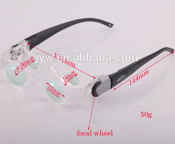 Bijia Adjustable Low Vision Glasses for Watching TV