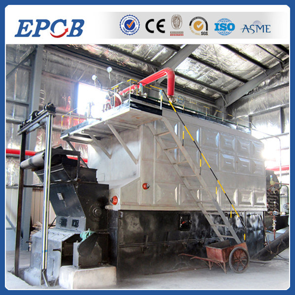 Double Drums Wood, Coal, Biomass Fired 8 Ton Steam Boiler