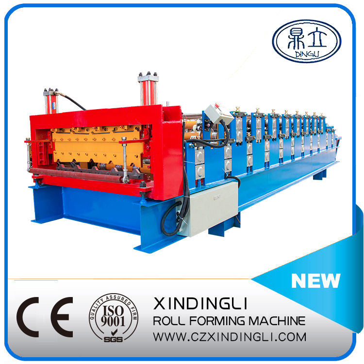Trapezoidal Corrugated Steel Double Layer Roll Forming Machinery