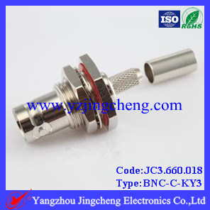 BNC Female Crimp Connector for Rg58 Cable