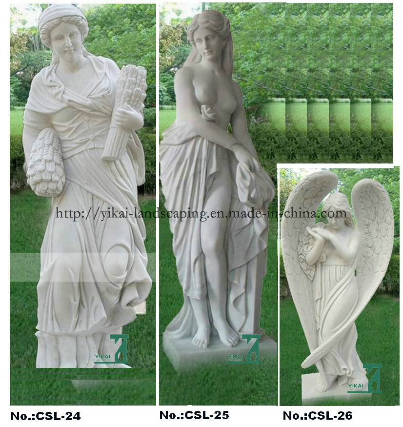 Granite, Marble Carving Sculpture. Character Figure Statues (YKCSL-09)