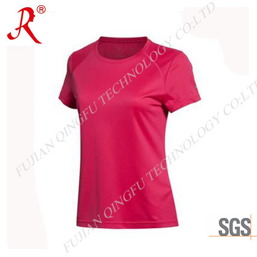 High Quality Women Sport T-Shirt for Running (QF-S132)