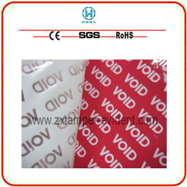 Security Material Custom Total Transfer Label/Sticker Label
