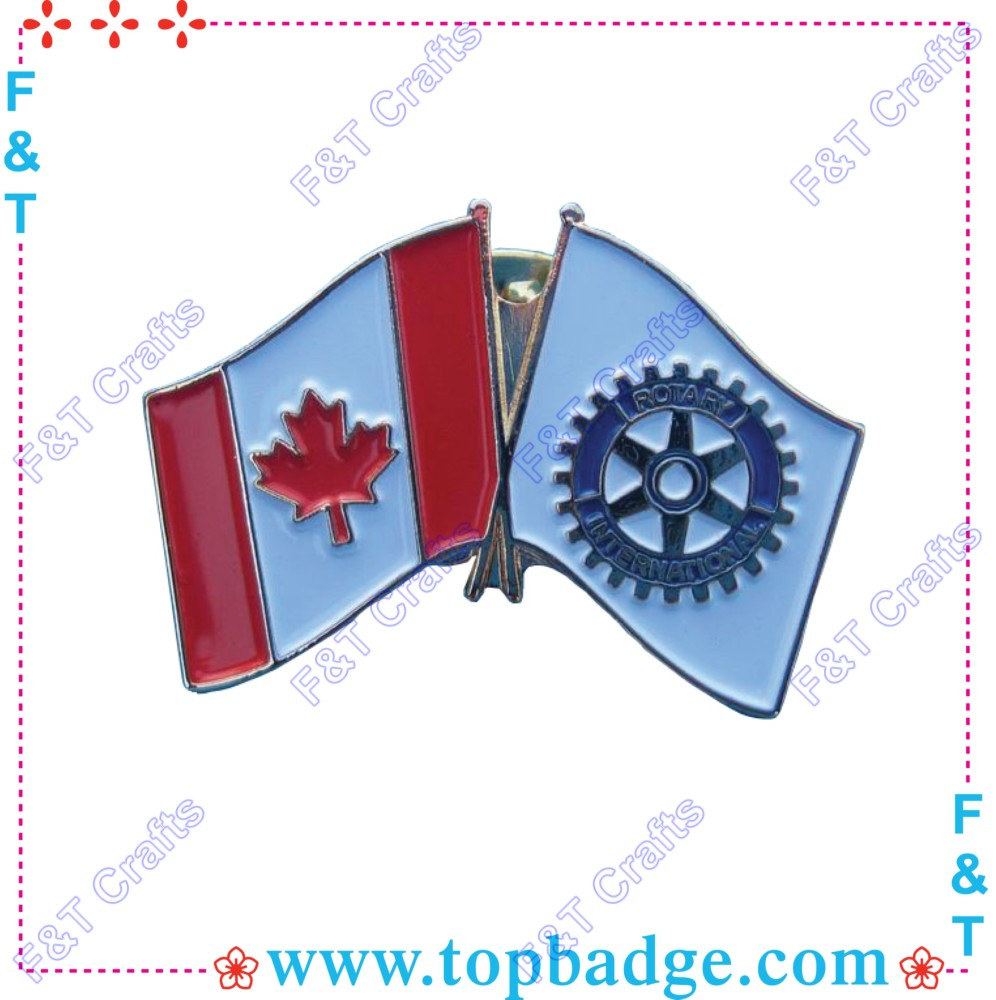 Soft Enamel Flag Pin (FTFP004H)