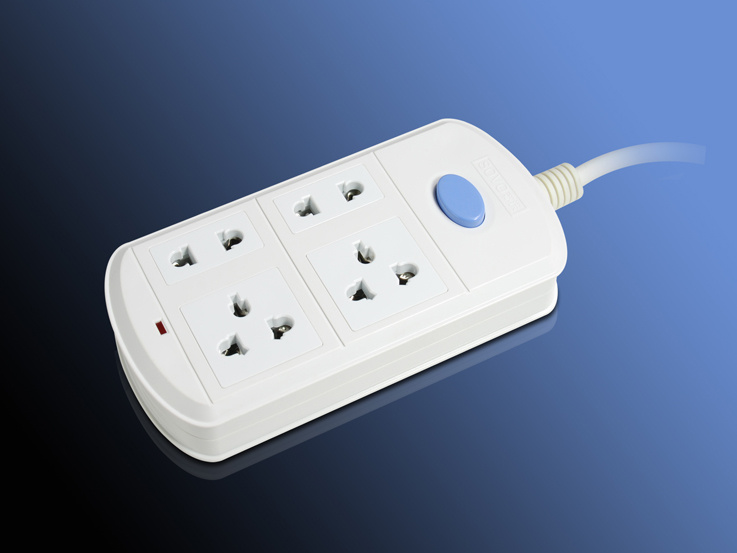 1 Gang 1 Way Switch & 2 Gang 2 Pin Socket & 2 Gang 3 Pin Socket