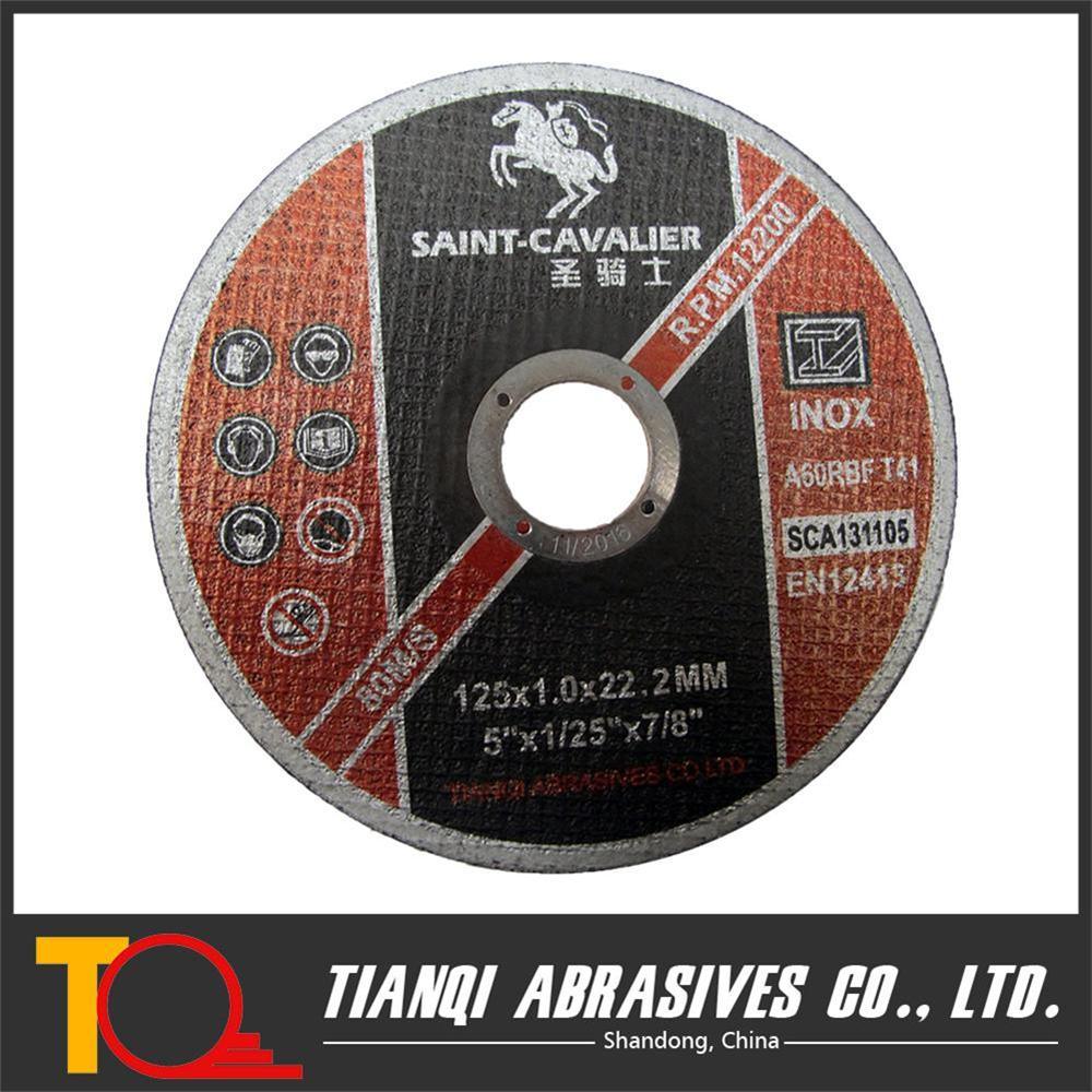 5' Abrasive Cutting Disc for Metal 125X1.6X22.2
