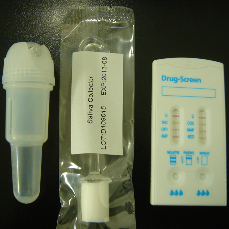 Medical Diagnostic Saliva Drug Test Multi-Line Screen Cassette