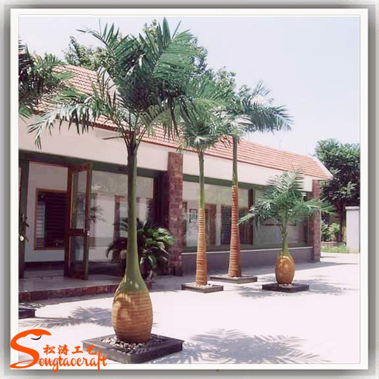 Factory Direct Garden Decoration Artificial Bottle Palm Tree