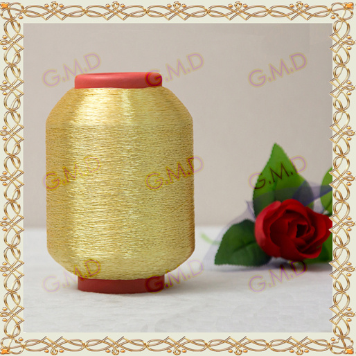 St Type 600d Pure Golden Metallic Yarn for Embroidery