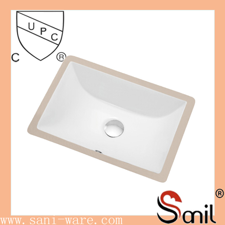 Cupc Rectangular Ceramic Under Counter Sink (SN015)