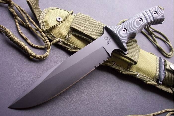 OEM Chris Reeve Green Berets Pacific Ocean War Memorial Version Fixed Blade Knife