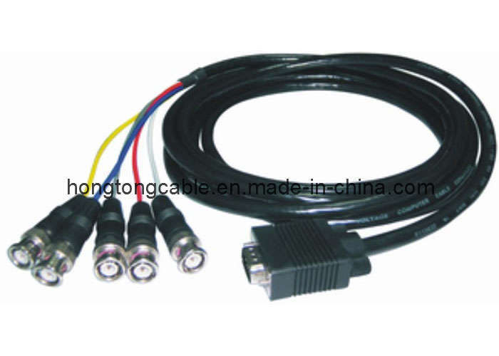 Multi Media Cable- HD15 (SVGA) Male to 5 X BNC Male (VGA-011)