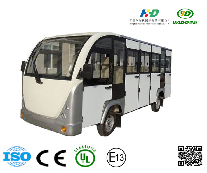 Electric Minibus Passengers Sightseeing Car