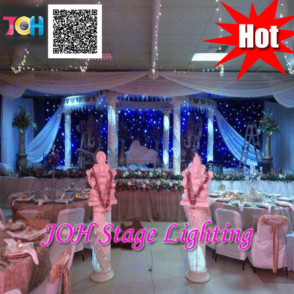 Wedding Curtain Events Light LED Star Cloth Video