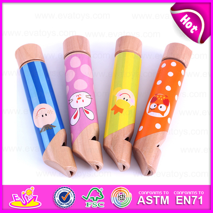 2015 Small Cute Promotion Toys Whistle Toy, Mini Wooden Toy Whistle for Kids, Music Instrument Children's Whistle Toy W07D012