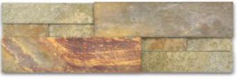 Irregular Red Rusty Slate Wall Panel