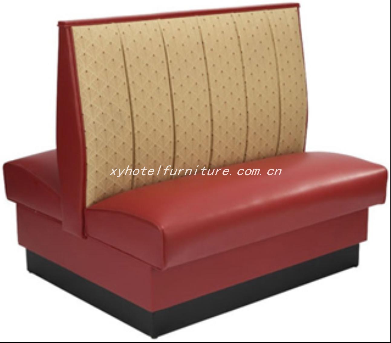Red Leather Commercial Restaurant Booth/Cafe Booth Seating (XDW2023)