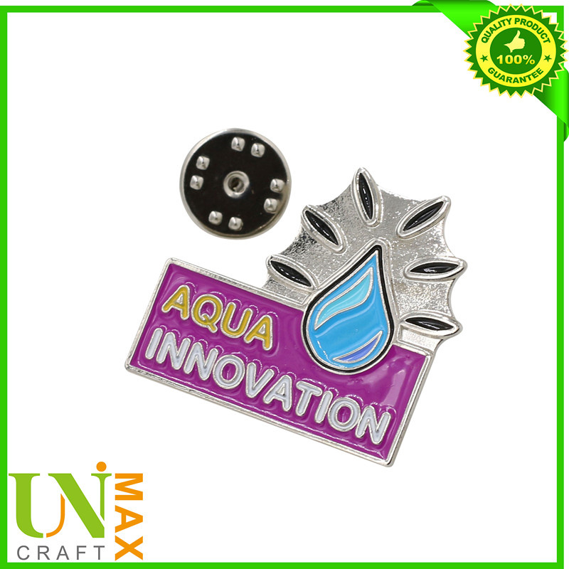 Nickel Plated Enamel Lapel Pin Badge (UM-4012)