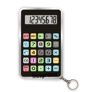 iPhone Shape Calculator With Key Chain