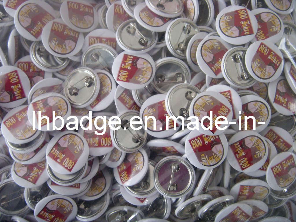 Tin Badge, Button Badge, Promotional Badge With Customized Logo