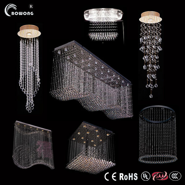 Hight Quality Rectangular Hotel Ceiling Lamp