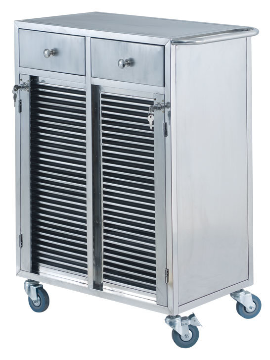 Stainless Steel Cart for Medical Record Holders