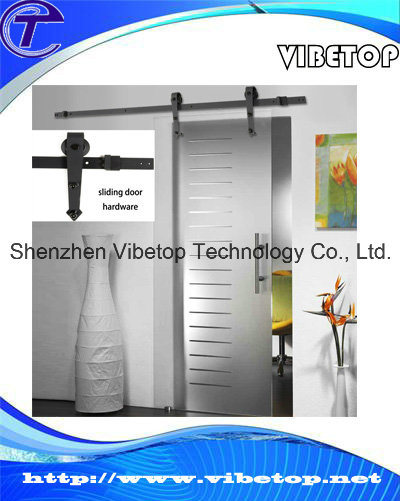 Wall Mounted Wooden Complete Sliding Door System Hardware