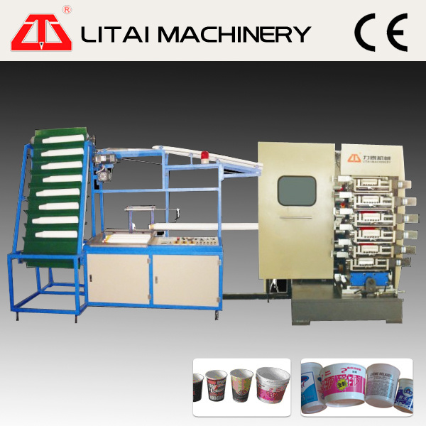 Plastic Ice Cream Cup Yoghurt Cup Printer Printing Machine