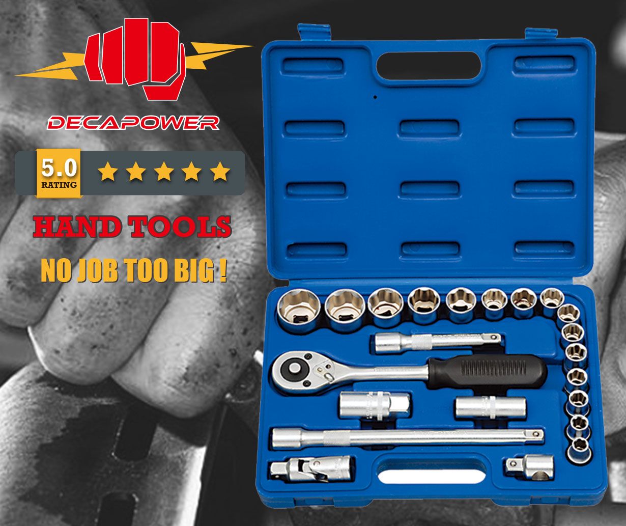 23PCS Professional Hand Tools 1/2