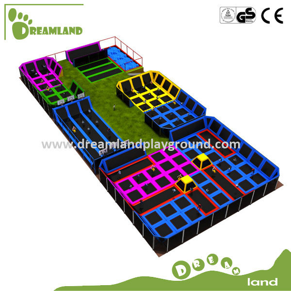 CE, SGS Approved Trampoline Fitness Park in Gym Equipment