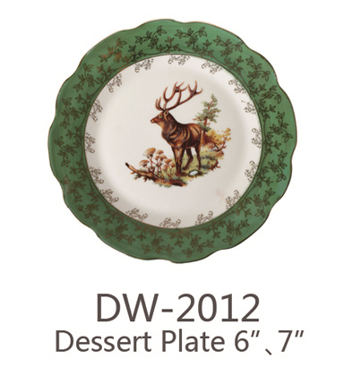 Dw-2012 Porcelain Round Plate