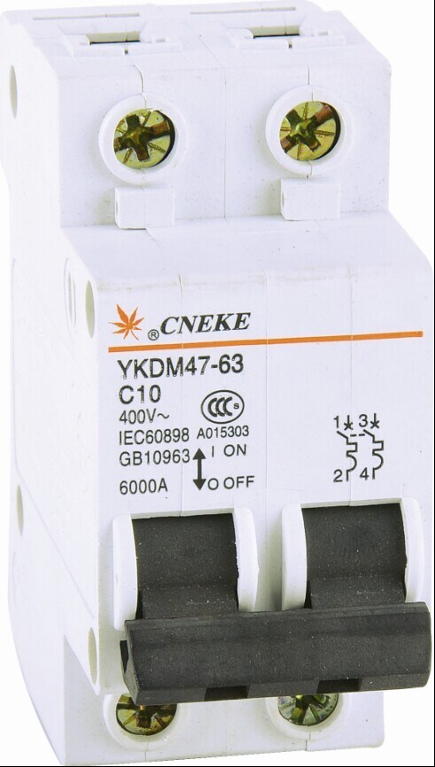 MCB, Air Circuit Breaker, Ykdm47-63 10A