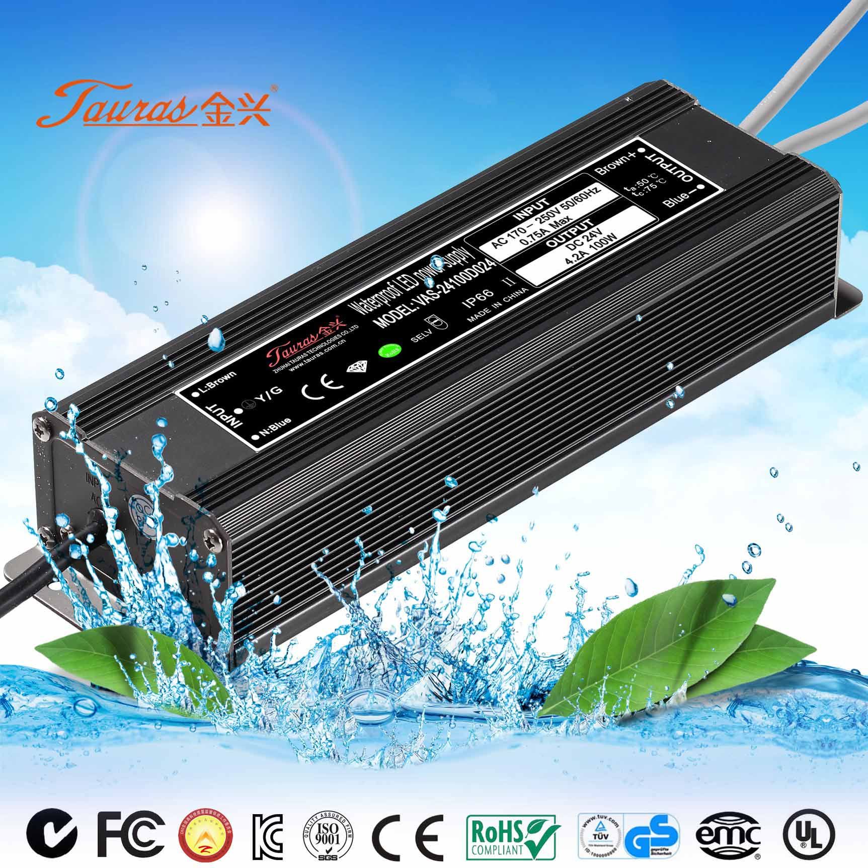 EMC Approval 24V 100W LED Driver VAS-24100d024