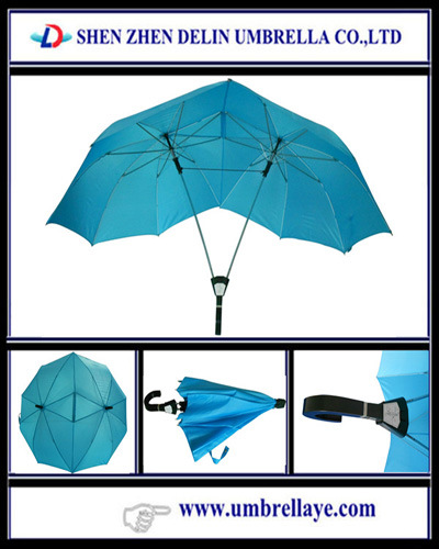 Auto Straight Double Umbrella for Two Person