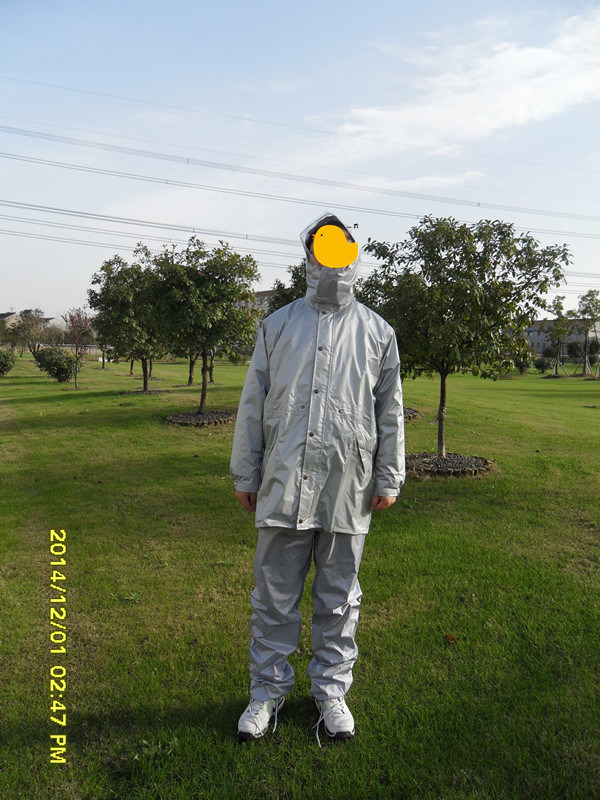 170t Polyester/PVC Rainsuit for Motorcycle Riding