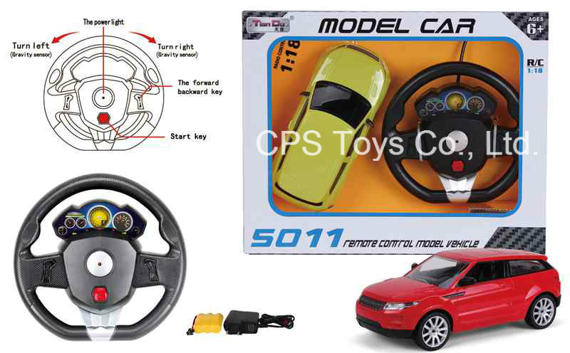 1: 18 Radio Control Car with Gravtiy Sensing Controller--