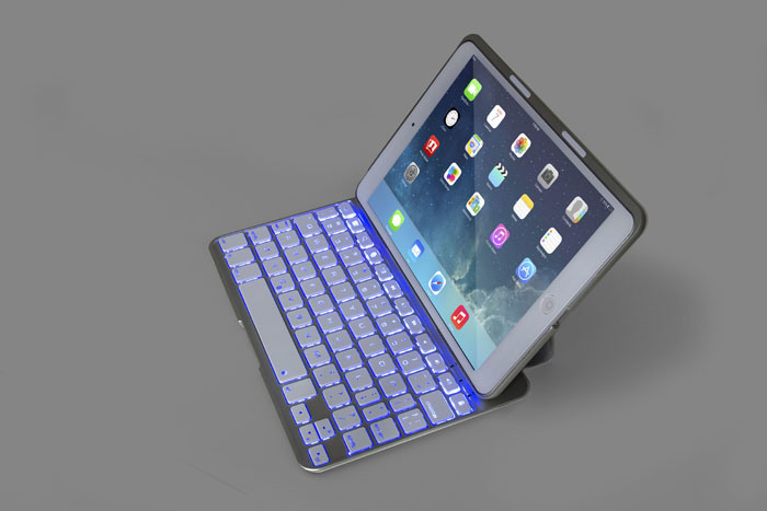 Backlit Bluetooth Keyboard for iPad Mini, Keyboard Case (F2S)