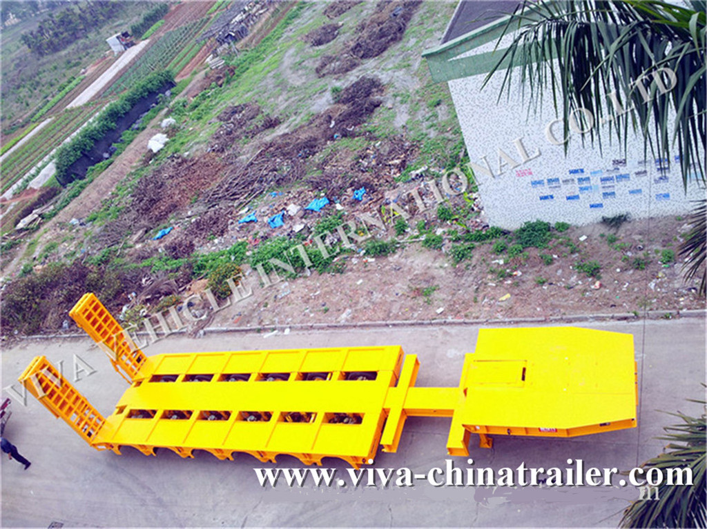 6axle Extendable Lowbed Trailer