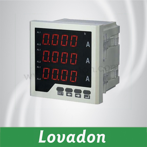 LCD Digital Ammeters Ampere Meter Three Phase Electric Meter