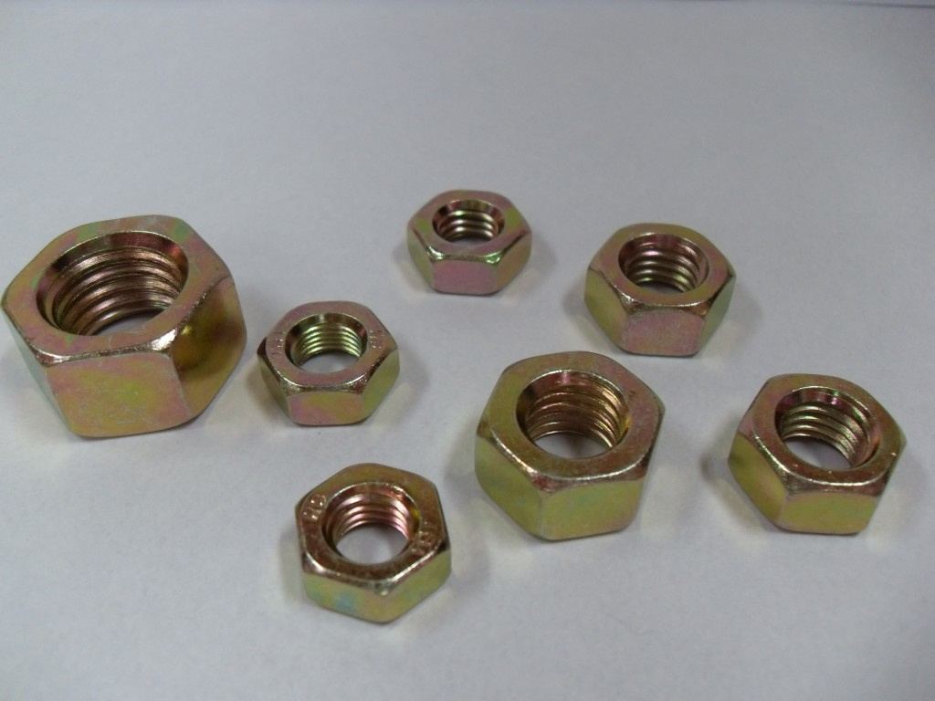 Zinc Plated Hexagon Nuts DIN 934 Various Kinds