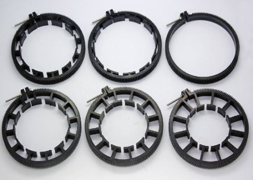 Set 6 Lens Gear Ring for Follow Focus Mod 0.8, 55~115mm Rig 5D2 60d