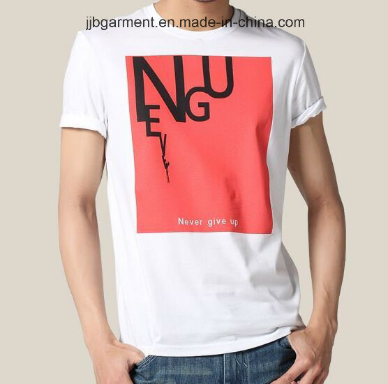 New Style Cotton Short Sleeves Printed T-Shirt for Men